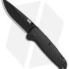SOG Adventurer LB Blackout Lock Back Knife GFN Black (3.5" Black) 13110157