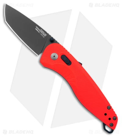 SOG Aegis AT Spring Assisted Tanto Knife Rescue Red GRN (3.1" Black) 3 SOG Aegis AT Spring Assisted Tanto Knife Rescue Red GRN (3.1" Black)