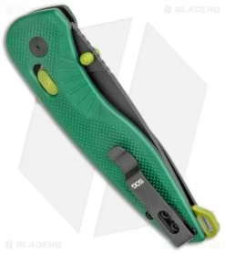 SOG Aegis AT Tanto AT-XR Lock Knife Forest Green GRN W/Safety (3.13" Black) 8 SOG Aegis AT Tanto AT-XR Lock Knife Forest Green GRN W/Safety (3.13" Black) -Sog Shop SOG Aegis AT TAnto Lock Forest Green Black BHQ 122327 jr side