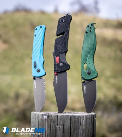 SOG Trident AT-XR Lock Knife Black/Red Tanto (3.7" Black) 8 SOG Trident AT-XR Lock Knife Black/Red Tanto (3.7" Black) - Image 6