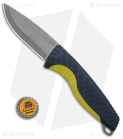 SOG Aegis FX Fixed Blade Knife Indigo/Acid Yellow (3.7" SW) 17-41-01-57 -Sog Shop SOG Aegis FX FBK Indigo Acid Yellow 3in SW BHQ 140859 td size