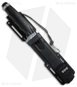 SOG Blade-Light Fixed Blade Knife W/ LEDs (5.7" Satin Plain) BLT10-K -Sog Shop SOG Blade Light LEDs BLT10 K BHQ 11524 jr sheath