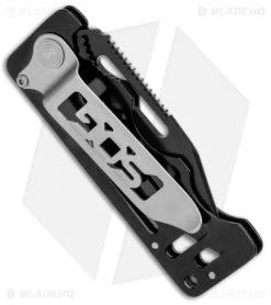 SOG Cash Card Liner Lock Wallet Knife Black (2.75" Satin) EZ4 -Sog Shop SOG Cash Card LL Wallet Garnet Black Black EZ4 CP BHQ 104056 jr side