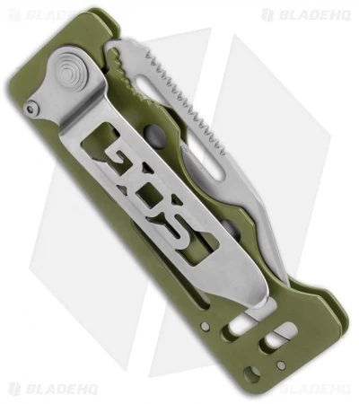 SOG Cash Card Liner Lock Wallet Knife Moss Green (2.75" Satin) EZ5 5 SOG Cash Card Liner Lock Wallet Knife Moss Green (2.75" Satin) EZ5 - Image 3