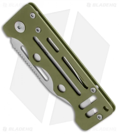 SOG Cash Card Liner Lock Wallet Knife Moss Green (2.75" Satin) EZ5 4 SOG Cash Card Liner Lock Wallet Knife Moss Green (2.75" Satin) EZ5 - Image 2