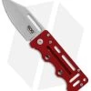 SOG Cash Card Liner Lock Wallet Knife Garnet Red (2.75" Satin) EZ2 -Sog Shop SOG Cash Card LL Wallet Garnet Red Satin EZ2 CP BHQ 104057 jr