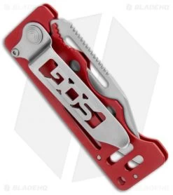 SOG Cash Card Liner Lock Wallet Knife Garnet Red (2.75" Satin) EZ2 -Sog Shop SOG Cash Card LL Wallet Garnet Red Satin EZ2 CP BHQ 104057 jr side