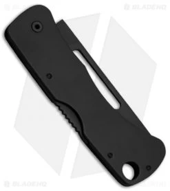 SOG Centi II Lock Back Keychain Knife Black Stainless Steel (2.1" Black) -Sog Shop SOG Centi II Black CE1012 CP jr side
