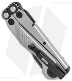 SOG Flash MT 7-in-1 Multi-Tool (Silver/Black) -Sog Shop SOG Flash MT 7 in 1 Multi Tool Silver Black BHQ 140875 jr side