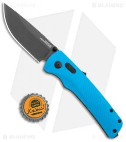 SOG Flash AT-XR Lock Assisted Opening Knife Civic Cyan (3.45" Dark Gray) -Sog Shop SOG Flash Mk3 ATXR Lock Civic Cyan Gray BHQ 105718 jr bottlecap