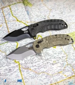 SOG KIKU XR XR-Lock Knife Natural Linen Micarta (3" Satin) -Sog Shop SOG KIKU XR XR Lock Knife Natural Linen Micarta Satin BHQ 99486 kp map web