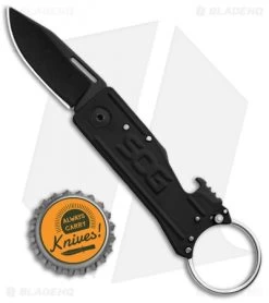SOG Keytron Clip Point Folding Knife Key Chain Blackout (1.9" Black) KT1003-CP 9 SOG Keytron Clip Point Folding Knife Key Chain Blackout (1.9" Black) KT1003-CP -Sog Shop SOG Keytron CP Key Chain Blackout Black KT1003 CP BHQ 104065 jr bottlecap
