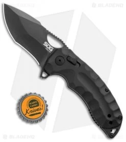 SOG Kiku XR Blackout XR-Lock Knife Black Micarta (3" Black) 11 SOG Kiku XR Blackout XR-Lock Knife Black Micarta (3" Black) -Sog Shop SOG Kiku XR Blackout Black G 10 Black BHQ 99496 jr bottlecap