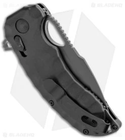 SOG Kiku XR Blackout XR-Lock Knife Black Micarta (3" Black) 10 SOG Kiku XR Blackout XR-Lock Knife Black Micarta (3" Black) -Sog Shop SOG Kiku XR Blackout Black G 10 Black BHQ 99496 jr side