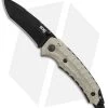 SOG Kiku Spring Assisted Knife Linen Micarta (3.5" Black) KU-3002