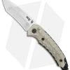 SOG Kiku Spring Assisted Knife Linen Micarta (3.5" Satin) KU-3001