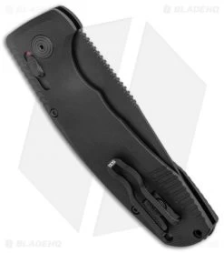 SOG Knives SOG-TAC AU Tanto Automatic Knife Black Aluminum (3.4" Black) 8 SOG Knives SOG-TAC AU Tanto Automatic Knife Black Aluminum (3.4" Black) -Sog Shop SOG Knives SOG TAC AU Auto Tanto Black Black BHQ 119260 jr side