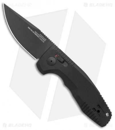 SOG Knives SOG-TAC AU Compact Automatic Knife Black (3" Black) 3 SOG Knives SOG-TAC AU Compact Automatic Knife Black (3" Black)