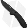 SOG Knives SOG-TAC AU Automatic Knife Black Aluminum (3.4" Black Serr)