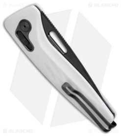 SOG One-Zero XR Lock Knife White Al (3.1" Black Chrome) 8 SOG One-Zero XR Lock Knife White Al (3.1" Black Chrome) -Sog Shop SOG One Zero XR Lock White Aluminum Black Chrome BHQ 140872 jr side