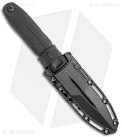SOG Knives Pentagon FX Fixed Blade Knife Blackout G10 (4.75" Black) -Sog Shop SOG Pentagon FX Blackout Black 17 61 01 57 BHQ 119269 jr sheath
