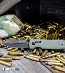 SOG Pentagon XR Lock Knife OD Green G-10 (3.5" Black) -Sog Shop SOG Pentagon XR Lock Knife OD Green G 10 Black BHQ 113656 kp tactical web