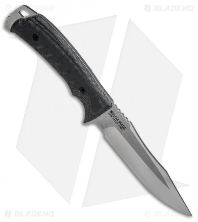 SOG Pillar Fixed Blade Knife Black Canvas Micarta (5" Satin) 4 SOG Pillar Fixed Blade Knife Black Canvas Micarta (5" Satin) - Image 2