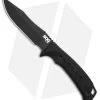 SOG Pillar Fixed Blade Knife Black Canvas Micarta (5" Black Cerakote S35VN) -Sog Shop SOG Pillar Black CerakoteFizedBlade Canvas Micarta S35VN BHQ 137497 td