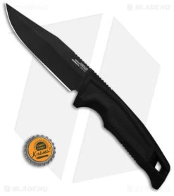 SOG Recondo FX Fixed Blade Knife Black GRN/Rubber (4.6" Black Ti Ni) -Sog Shop SOG Recondo FX FXB Black GRN Rubber 2in Blk Ti NI BHQ 140877 td size