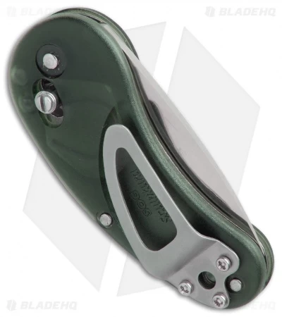 SOG Sculptura Drop Point Arc-Lock Knife Green Zytel (2" Satin) 4 SOG Sculptura Drop Point Arc-Lock Knife Green Zytel (2" Satin) - Image 2