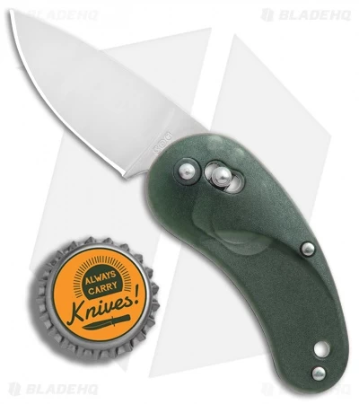 SOG Sculptura Drop Point Arc-Lock Knife Green Zytel (2" Satin) 6 SOG Sculptura Drop Point Arc-Lock Knife Green Zytel (2" Satin) - Image 4