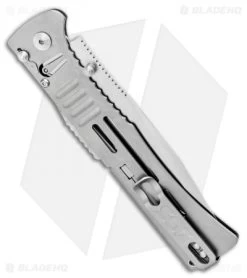 SOG SlimJim XL Bead Blast Assisted Opening Knife (4.18" Satin) SJ-51 -Sog Shop SOG SlimJim XL Bead Blast Assisted Opening Knife 4.18 Satin SJ 51 BHQ 11536 LS Side
