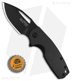 SOG Stout FLK Frame Lock Knife Carbon Fiber (2.6" Black) -Sog Shop SOG Stout FLK FLK Black CF 2in Black BHQ 125962 td size