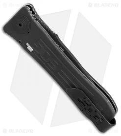 SOG Strat Ops Automatic Knife Black Canvas Micarta (3.5" Black) 8 SOG Strat Ops Automatic Knife Black Canvas Micarta (3.5" Black) -Sog Shop SOG Strat Ops black canvas micarta black BHQ 52429 er side