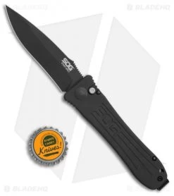 SOG Strat Ops Automatic Knife Black Canvas Micarta (3.5" Black) 9 SOG Strat Ops Automatic Knife Black Canvas Micarta (3.5" Black) -Sog Shop SOG Strat Ops black canvas micarta black BHQ 52429 er size