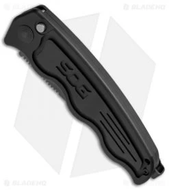 Sog Shop -Sog Shop SOG TAC Clip Point Black ST 02 BHQ 7512 jr spine