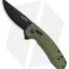SOG-TAC XR Lock Knife OD Green G-10 (3.4" Black) -Sog Shop SOG TAC XR OD Green G 10 Black BHQ 107727 LS