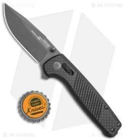 SOG Terminus XR LTE Knife Carbon Fiber (3" Gray) TM1032-BX -Sog Shop SOG Terminus XR LTE Lock CF Black TM1032 BX BHQ 116859 jr bottlecap