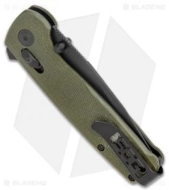 SOG Exclusive Terminus XR Lock Knife Green Micarta (3" Black) 8 SOG Exclusive Terminus XR Lock Knife Green Micarta (3" Black) -Sog Shop SOG Terminus XR Lock Green Micarta Black TM1037 BX BHQ 119365 jr side