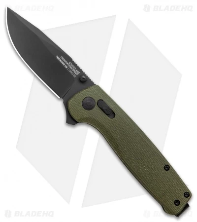 SOG Exclusive Terminus XR Lock Knife Green Micarta (3" Black) 3 SOG Exclusive Terminus XR Lock Knife Green Micarta (3" Black)