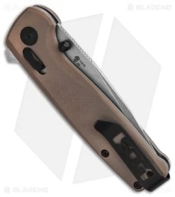 SOG Terminus XR Lock Knife Tan G-10 (3" Stonewash) TM1024-CP 8 SOG Terminus XR Lock Knife Tan G-10 (3" Stonewash) TM1024-CP -Sog Shop SOG Terminus XR Lock Knife Tan G 10 3 in BHQ 137485 td side