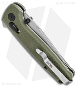 SOG Terminus XR Lock Knife OD Green G-10 (3" Stonewash) TM1022-BX 8 SOG Terminus XR Lock Knife OD Green G-10 (3" Stonewash) TM1022-BX -Sog Shop SOG Terminus XR Lock OD Green G 10 SW TM1022 BX BHQ 99814 jr side