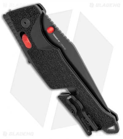 SOG Trident AT-XR Lock Knife Black/Red Tanto (3.7" Black) 5 SOG Trident AT-XR Lock Knife Black/Red Tanto (3.7" Black) - Image 3