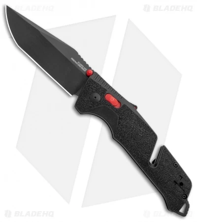 SOG Trident AT-XR Lock Knife Black/Red Tanto (3.7" Black) 3 SOG Trident AT-XR Lock Knife Black/Red Tanto (3.7" Black)