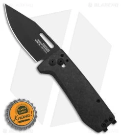 SOG Ultra XR Folding Knife Blackout Carbon Fiber (2.8" Black S35VN) -Sog Shop SOG Ultra XR XHP Folding Knife Blackout Carbon Fiber 2in Black XHP BHQ 140873 td size