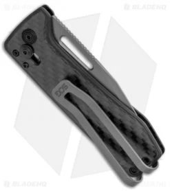 SOG Ultra XR Lock Knife Carbon Fiber (2.75" Gray) -Sog Shop SOG Ultra XR XR Lock CF Gray BHQ 105688 jr side