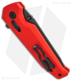 SOG Vision XR LTE Flipper Knife Red G-10 (3.4" Black) -Sog Shop SOG Vision XR LTE Knife Red G10 3in Black BHQ 140127 td side