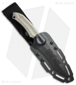 SOG Kiku Small Fixed Blade Knife Green Micarta (4.9" Satin) KU-2001 -Sog Shop SOG kiku small green micarta satin KU 2001 BHQ 21602 er sheath