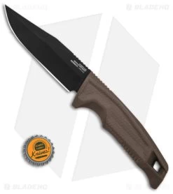 SOG Recondo FX Fixed Blade Knife Flat Dark Earth GRN (4.6" Black) -Sog Shop Sog RecondoFX FBK Flat Dark Earth GRN 4in Black BHQ 140879 td size