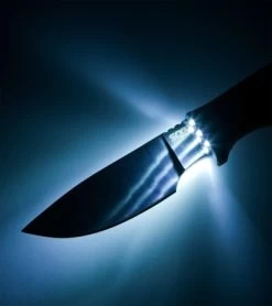 SOG Bladelight Camp Fixed Blade Knife W/ LEDs (4.50" Satin Plain) BLT21K -Sog Shop sog bladelight camp blt21k cp light